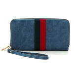 Fashion Queen Bee Stripe Satchel 2 in 1 - Blue