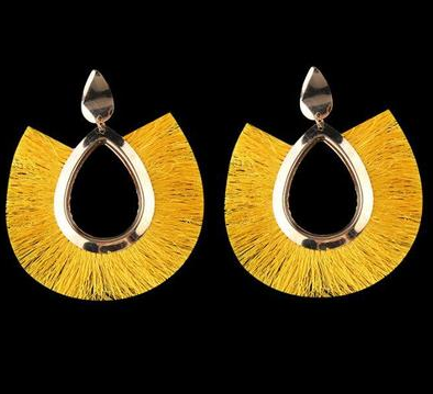 Drop Tassle - Yellow