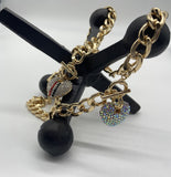 Timeless Hearts - Gold/Stripes