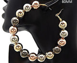 Metallic Hoops