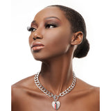 Timeless Hearts - Silver/Stripes
